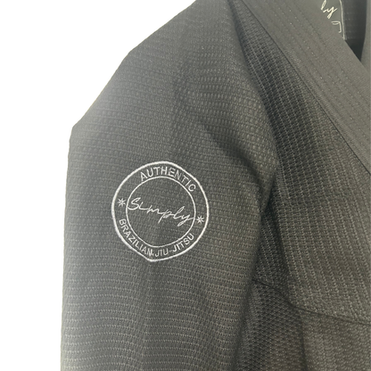 Simply Bjj Gi Authentic Svart