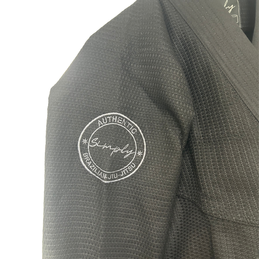 Simply Bjj Gi Authentic Svart